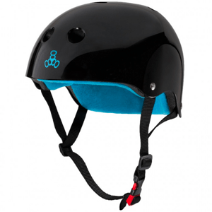 Triple Eight - The Certified Sweatsaver Helmet Black Glossy - helma Velikost: L/XL