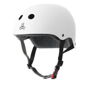 Triple Eight - The Certified Sweatsaver Helmet White Rubber - helma Velikost: L/XL