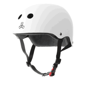 Triple Eight - The Certified Sweatsaver Helmet White Rubber - helma Velikost: XL/XXL