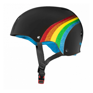 Triple Eight - The Certified Sweatsaver Helmet Rainbow Black - helma Velikost: S/M