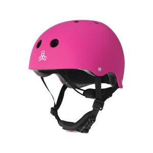 Triple Eight - Lil 8 Dual Certified Helmet EPS Liner Neon Pink - helma Velikost: YOUTH