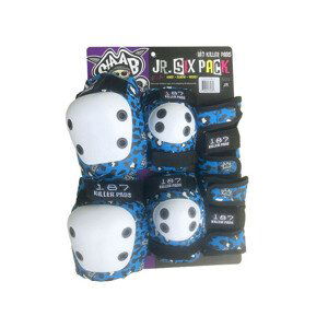 187 Killer Pads - Junior Six Pack - Blue - Dětská sada chráničů