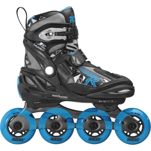 Roces - Moody TIF - Black/Astro Blue - nastavitelné in-line brusle Velikost (brusle): 36 - 40