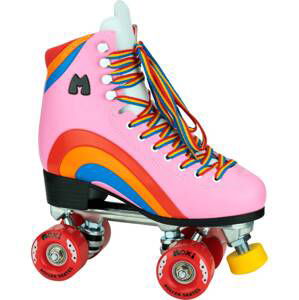 Riedell - Moxi Rainbow Rider - Pink Heart - trekové brusle Velikost (brusle): 37