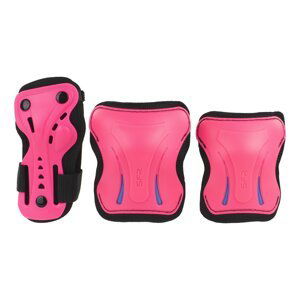 SFR - Dětská Sada chráničů Essential Hot Pink Triple Pad Set Velikost: M