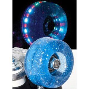 Rio - Roller Light Up 58mm/82a - Blue Glitter (sada 4 koleček)