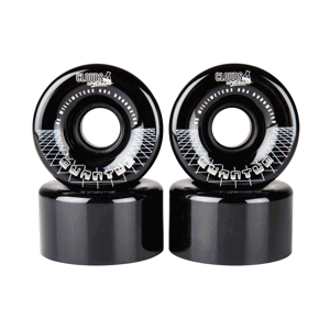 Clouds Urethane - Quantum 62mm / 80a (sada 4 koleček) - Black/Silver