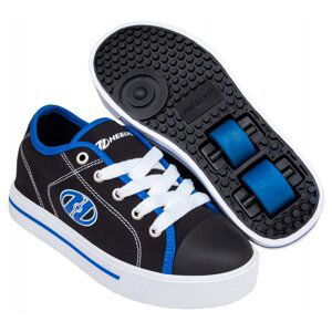 Heelys - Classic X2 Black/White/Blue - koloboty Velikost boty: 30