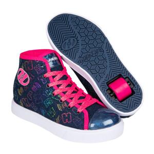 Heelys - Veloz - Denim/HotPink/Rainbow - koloboty Velikost boty: 39