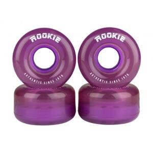 Rookie - Quad Wheel Disco 58mm/80a - Clear purple  (sada 4 koleček)