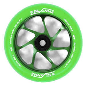 Slamm - Team Wheels - 110 mm - Green - kolečko 1ks