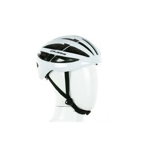 Cyklistická helma CRUSSIS 03011 Bílá M = 55-58 cm