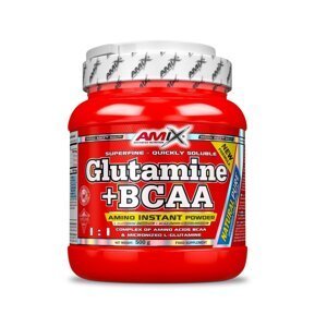 AMIX L-Glutamine + BCAA - powder, 500g, Natural