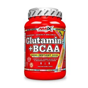 AMIX L-Glutamine + BCAA - powder, 1000g, Orange