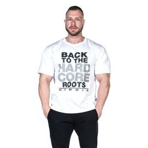 Nebbia Hardcore tričko 391, bílá, XL