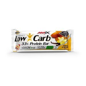 AMIX Low-Carb 33% Protein Bar, 60g, Vanilla-Almond