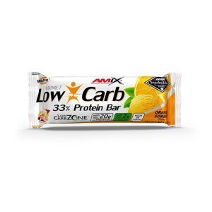 AMIX Low-Carb 33% Protein Bar, Orange, 60g