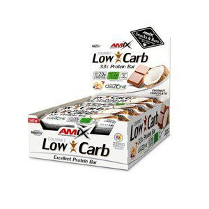 AMIX Low-Carb 33% Protein Bar, Chocolate-Coconut, 15x60g