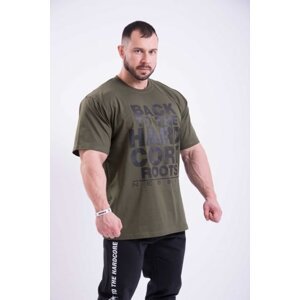 Nebbia Hardcore tričko 391, XL, khaki