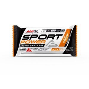 AMIX Sport Power Energy Snack Bar s kofeinem , Blood Orange, 45g