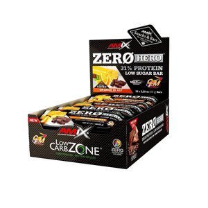 AMIX Zero Hero 31% Protein Bar, Orange, 15x65g