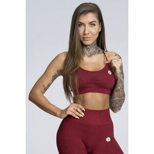 Gym Glamour Podprsenka Simply Bordo, XS, bordo