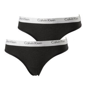 Calvin Klein 2Pack Tanga , černá, S