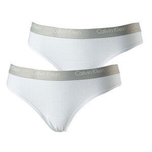 Calvin Klein 2Pack Tanga , bílá, M