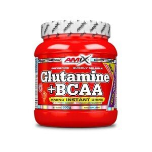 AMIX L-Glutamine + BCAA - powder, Natural, 300g