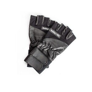 AMIX Fitness rukavice s omotávkou , černá, M