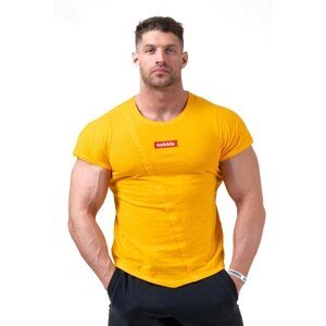 Nebbia Red Label Muscle Back tričko 172, M, žlutá