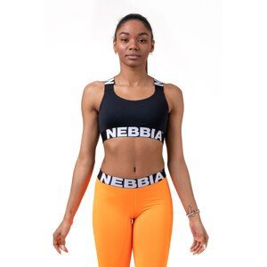 Nebbia Power Your Hero ikonická sportovní podprsenka 535, černá, M