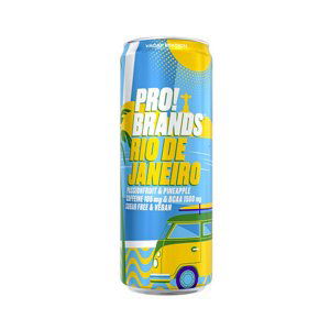Pro!Brands BCAA Drink - Rio Janeiro - Passion fruit/Ananas, 24x330ml, Rio de Janeiro (P. Fruit/Ananas)