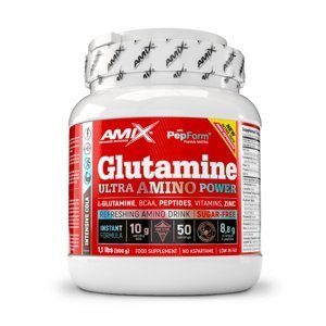 AMIX Glutamine Ultra Amino Power , 500g, Watermelon