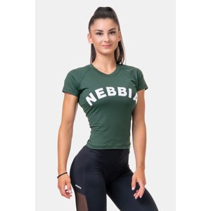 Nebbia Classic HERO tričko 576, XS, tmavě zelená