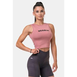 Nebbia Fit & Sporty top 577 , M, růžová