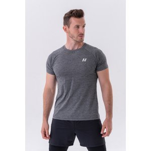 Nebbia Vzdušné sportovní tričko “Grey” 325 , M, tmavě šedá