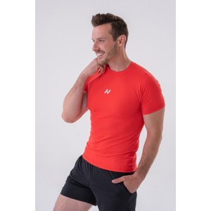 Nebbia Funkční Slim-fit tričko 324, M, červená