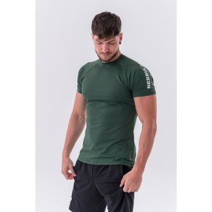 Nebbia Sportovní Fit tričko “Essentials” 326, XL, tmavě zelená