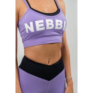 Nebbia Dvouvrstvá sportovní podprsenka FLEX 241, L, fialová