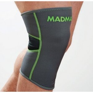 MADMAX bandáž zahopren koleno - MFA 294, S, tmavě šedá-zelená