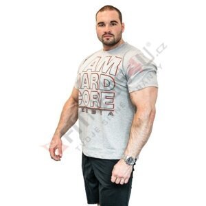 Nebbia pánské tričko Hard Core 390, L, šedá