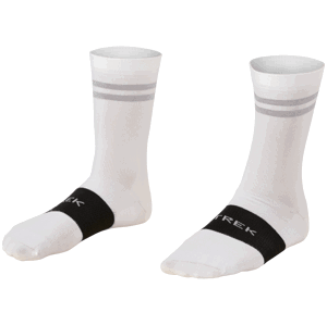 Trek Race Reflective Crew Cycling Sock XL bílá