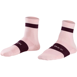 Trek Race Quarter Cycling Sock S růžová