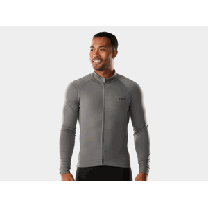 Trek Circuit Thermal Long Sleeve Cycling Jersey XS tmavě šedá