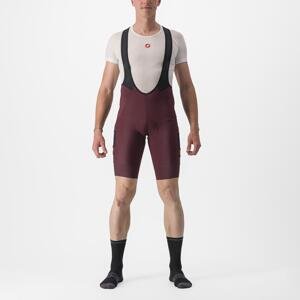 Castelli Unlimited Cargo Bibshort M červená