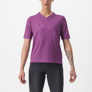 Castelli Trail Tech 2 Tee XS fialová