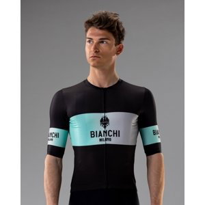 Bianchi REMASTERED Short sleeve Jersey L černá