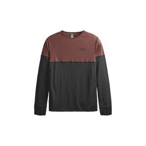 Picture Eaton Merino L/S Tee M černá