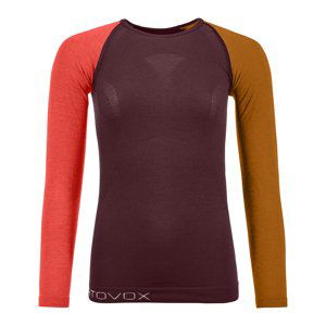 Ortovox 120 Comp Light Long Sleeve W S vínová